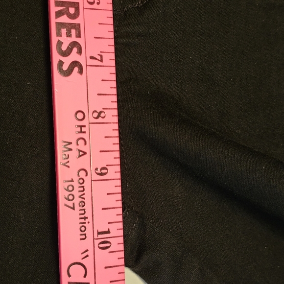 Celebrity Pink Mid Rise Ankle Skinny Black Distressed Jeans Sz 13/31 Grommet Hem - Picture 10 of 13